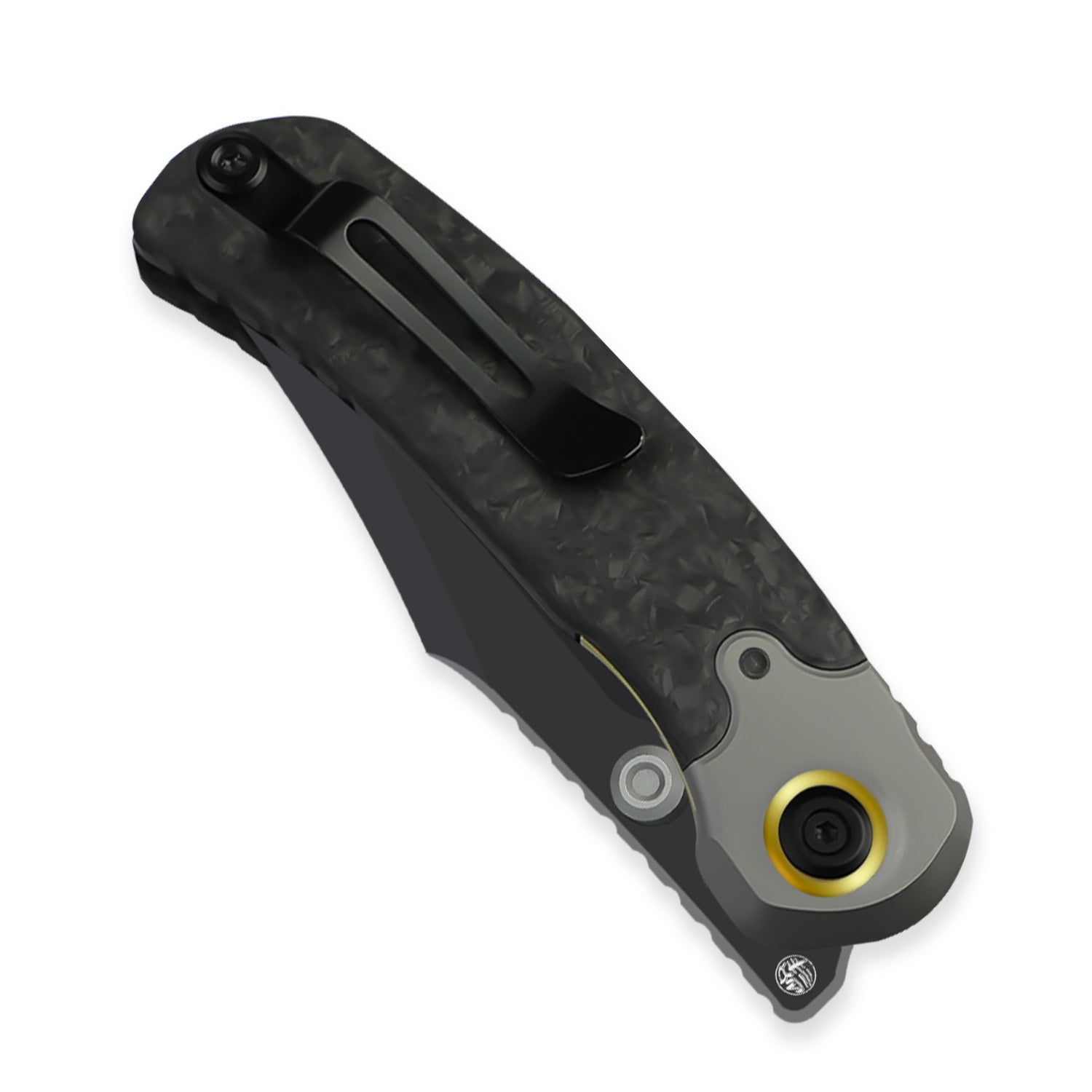 PIONEER 3.2 inch M390 Titanium & Marble Carbon Fiber ZX-FK03A1-Kizer