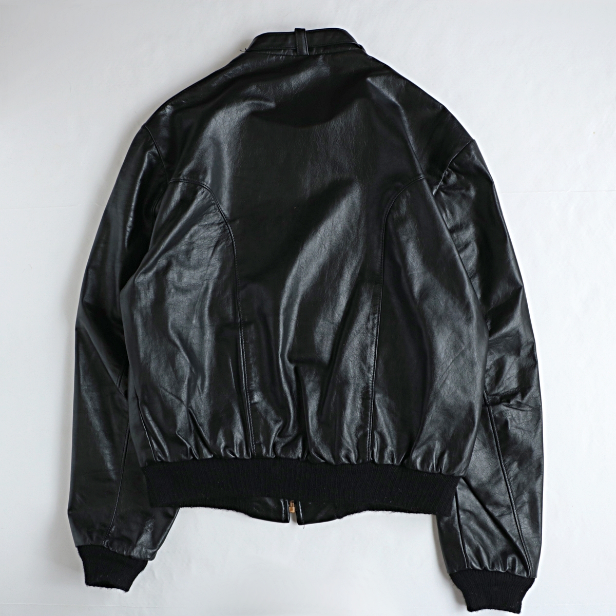 70s vintage sears ”the leather shop” シングル レザー ライダース