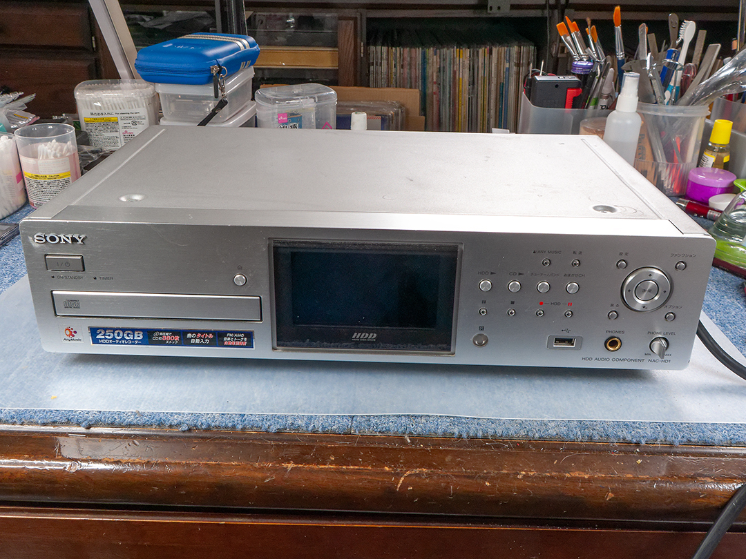 電源が入らないSONY NAC-HD1の修理 - 家電、ジャンク品、故障品