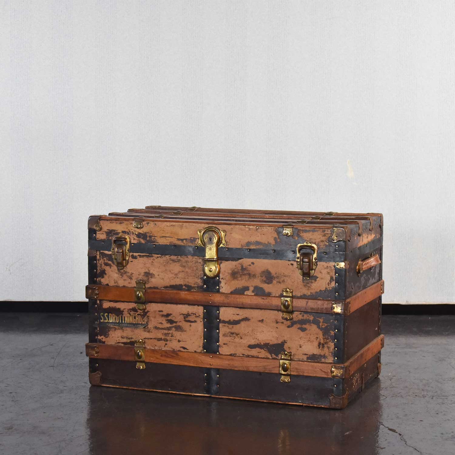 1910's 大型トランク 船舶用トランク .TR-36 – 神戸アンティークウェア