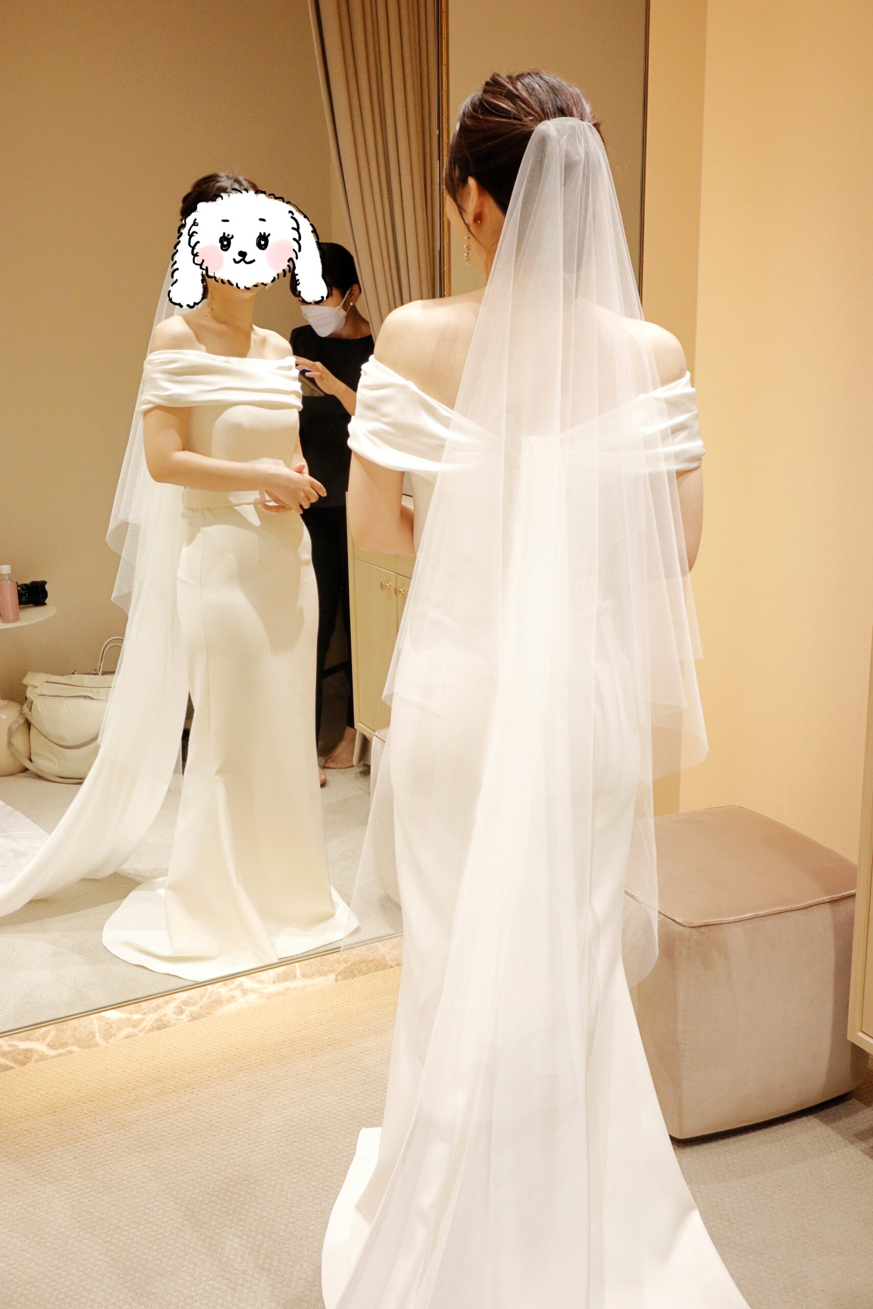 結婚式のウエディングドレスはトリートドレッシング神戸店で決めました