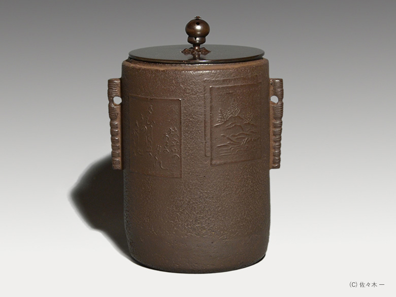 小堀遠州流 茶道 –松籟会– ｜ 遠州ごのみ 「遠州好 色紙釜 四代 高木