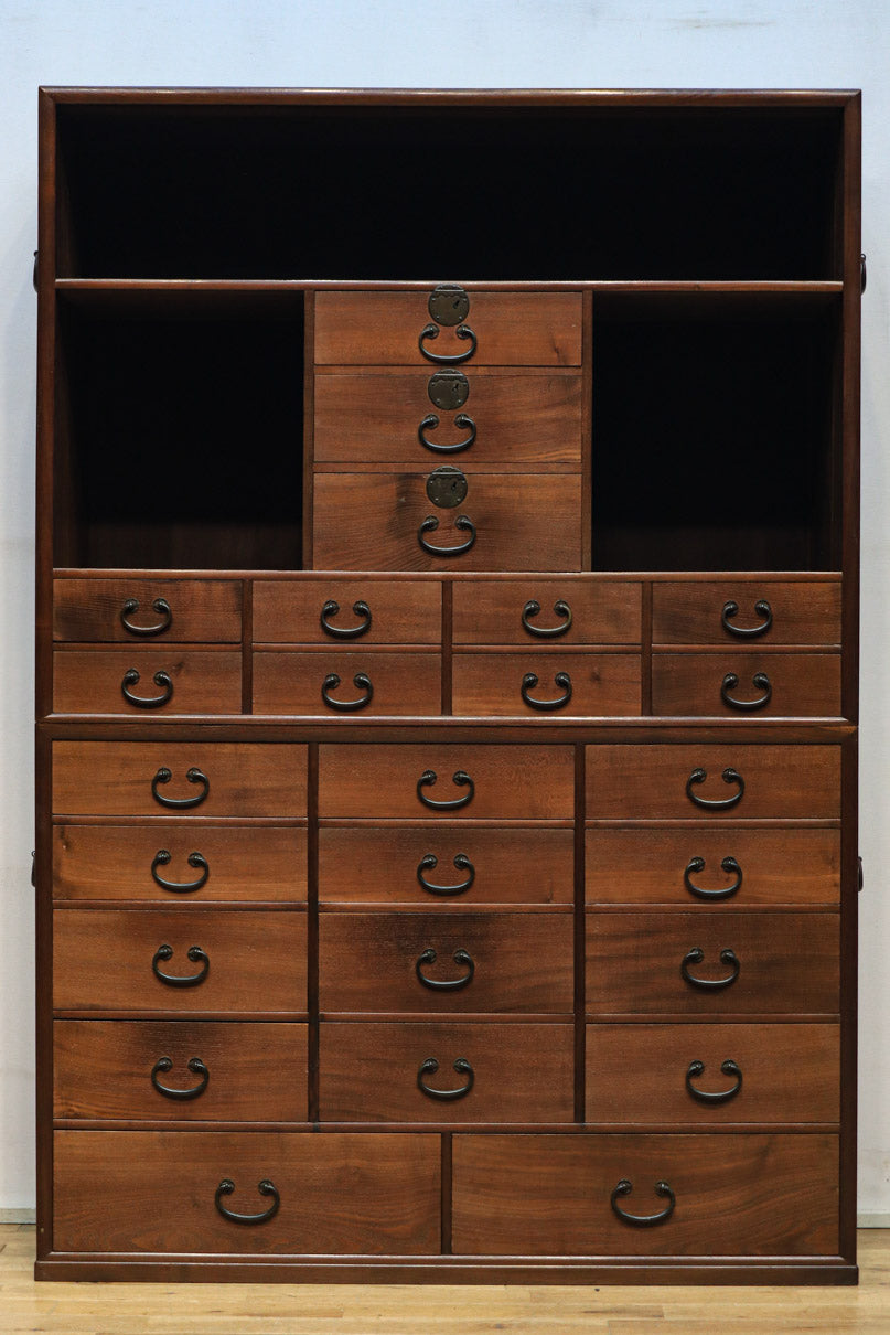 全面総桑材!! 素材の風合いが心地の良い収納箪笥 BB2228 – 古福庵