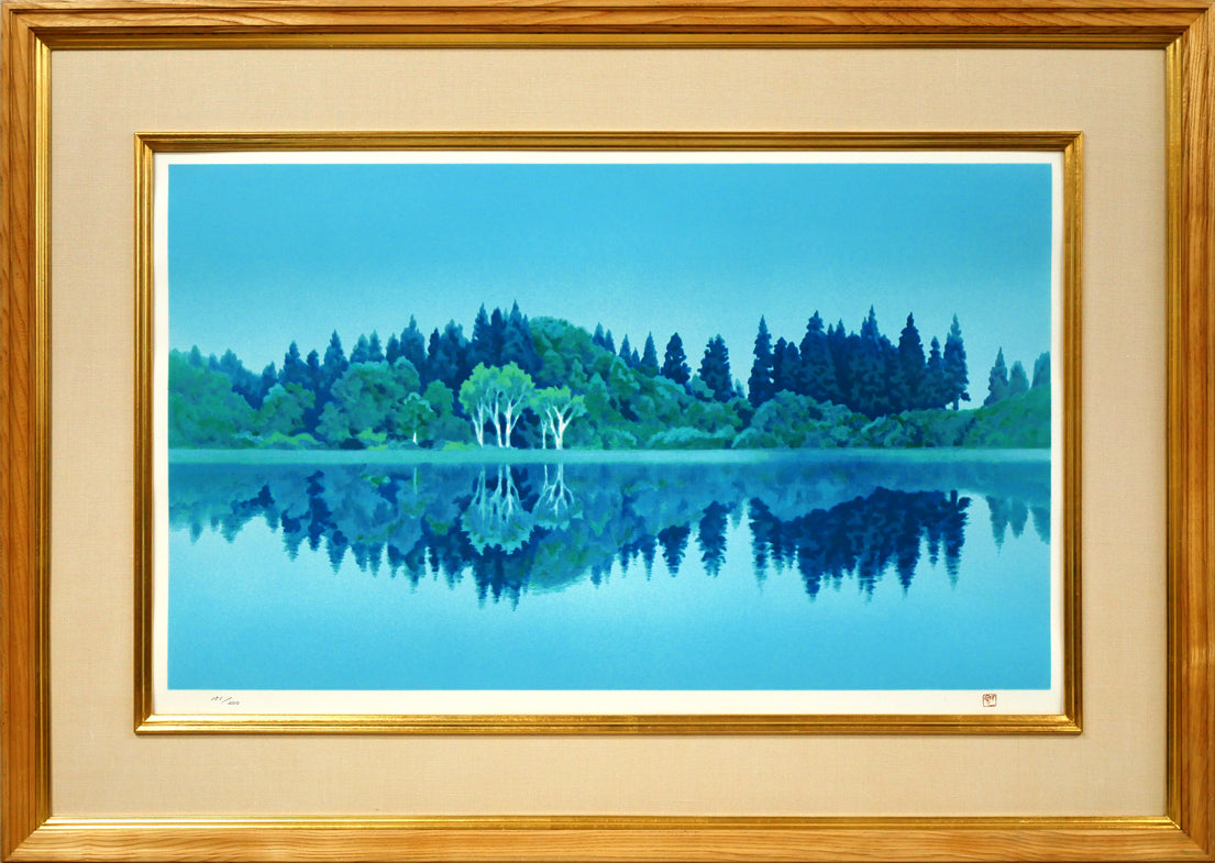 井上公三「LES GRANDES ECLOSIONS」シルクスクリーン版画 絵画買取