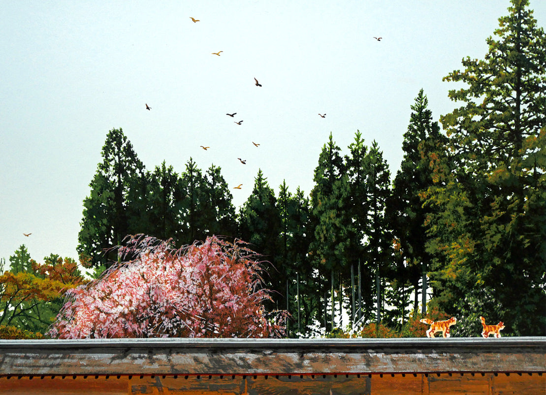 山形博導（ヒロヤマガタ）「日本のエッセンス 龍安寺」シルク