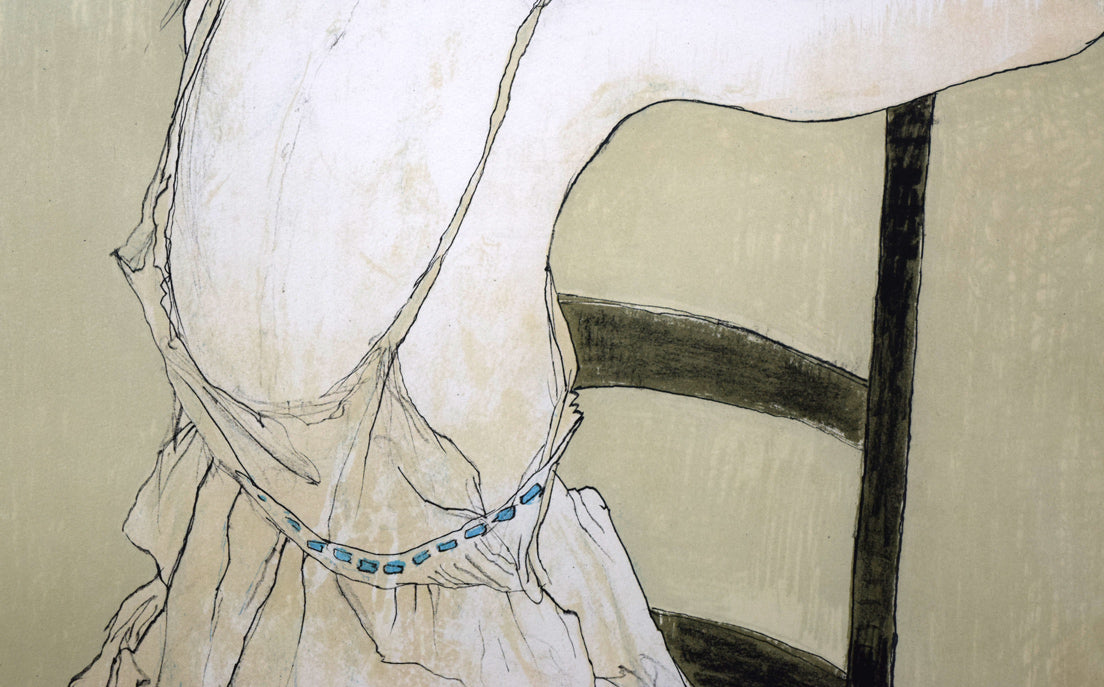 ジャン・ジャンセン(Jean Jansem)「バラ色のペチコートの少女