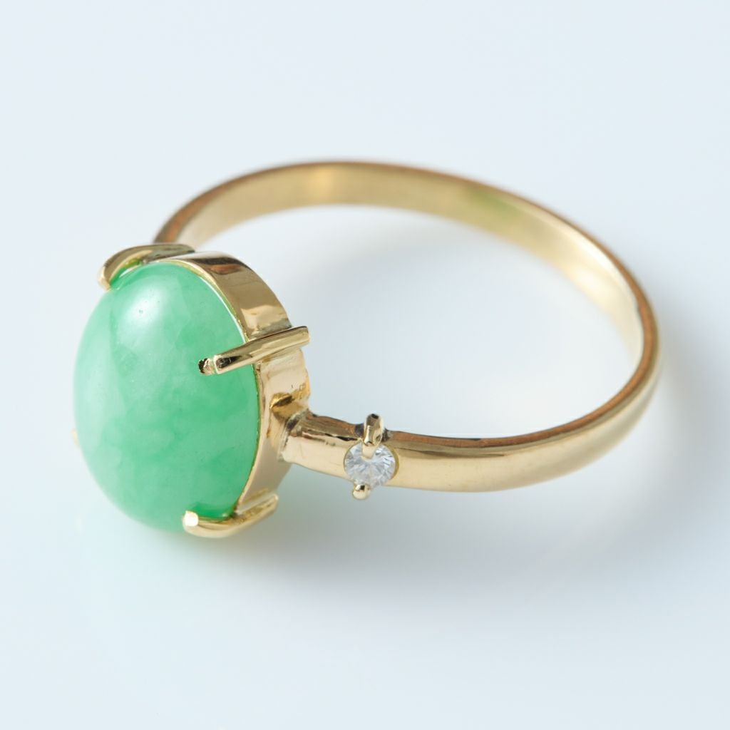 11号サイズ・プレミアム・K18・艶美麗・透明感抜群】（プレミアム濃緑