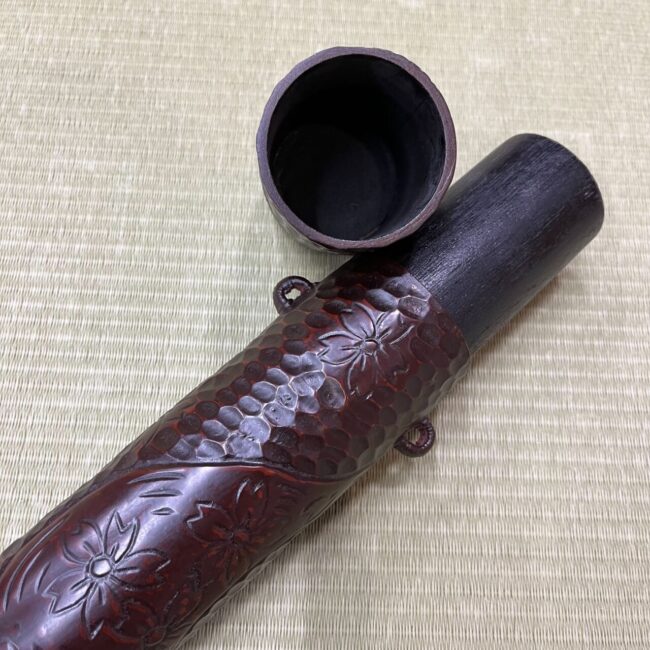 鎌倉彫矢筒 桜（100cmまで） | 甲賀弓具店OnlineShop