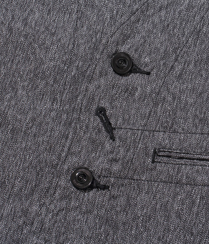 SC12795 / SUGARCANE 9oz. BLACK COVERT WORK VEST – Klaxon Japanese