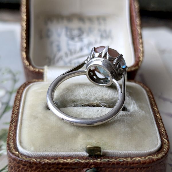 ラウンド型サフィレットのシルバーリング - アンティーク k-nuts