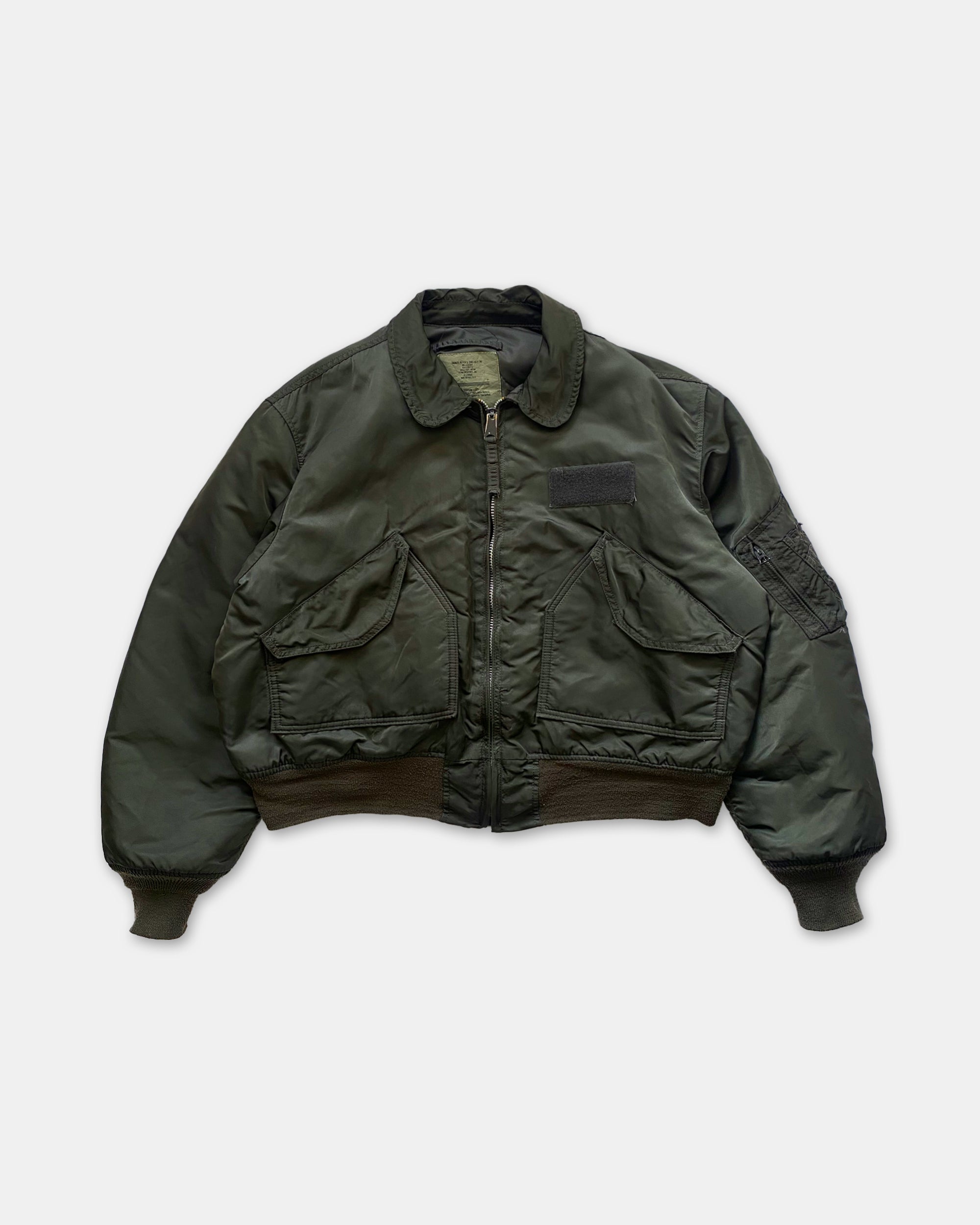 Alpha Industries 1990s Made in USA CWU 45 P Bomber Jacket Dark