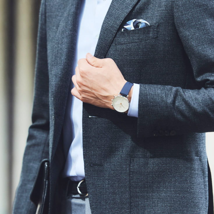 Knot TSR-16NV 時計ベルト バンド シリコン 18mm ネイビー – Maker's