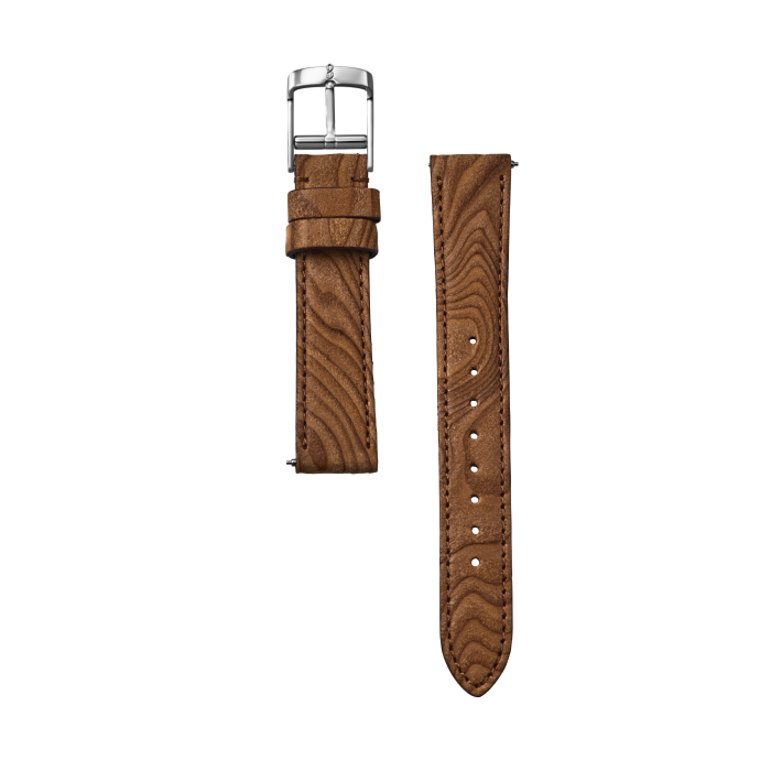 Knot S18-TOS-BK 時計ベルト バンド 本革 18mm ブラック スキモレザー