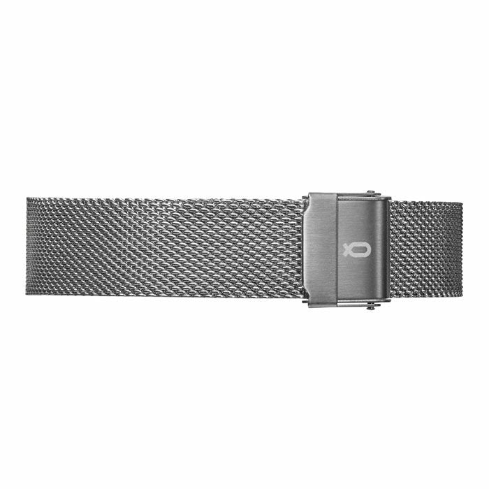 Knot MS-18SVSV 時計ベルト バンド ステンレス 18mm シルバー メッシュ