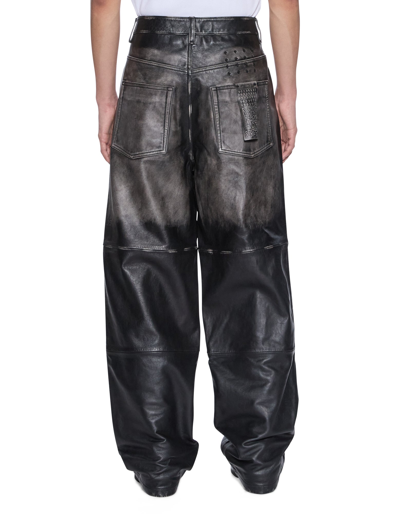 Mens Blackjack Maxx Pant Aged Black Relaxed Denim Jeans | Ksubi ++