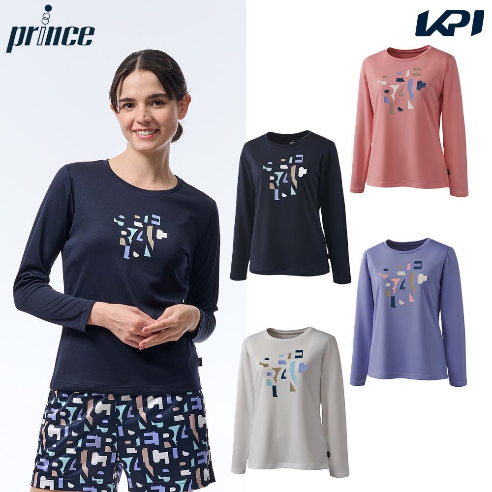 プリンス Prince テニスウェア レディース ロングスリーブシャツ