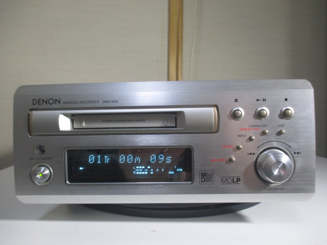 DENON MDデッキ DMD-M50 デノン 通電確認済み MD再生OK DENON DMD-M50
