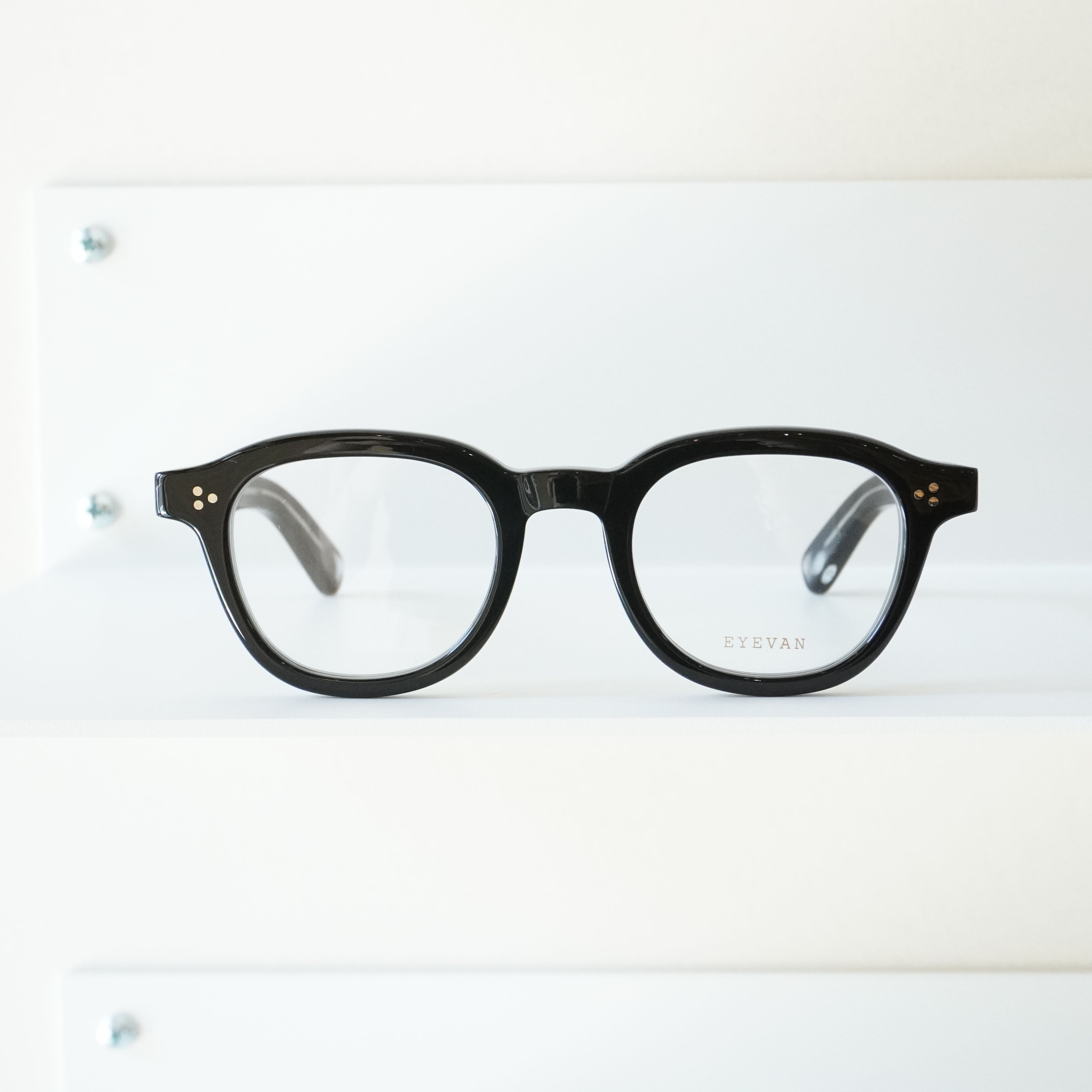 EYEVAN アイヴァン / KIRK 47 / PBK (PIANO BLACK) / メガネ – KRANC