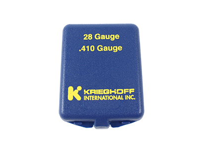 28 Ga. & Cal .410 Choke Tube Container, Holds Six Tubes | Krieghoff
