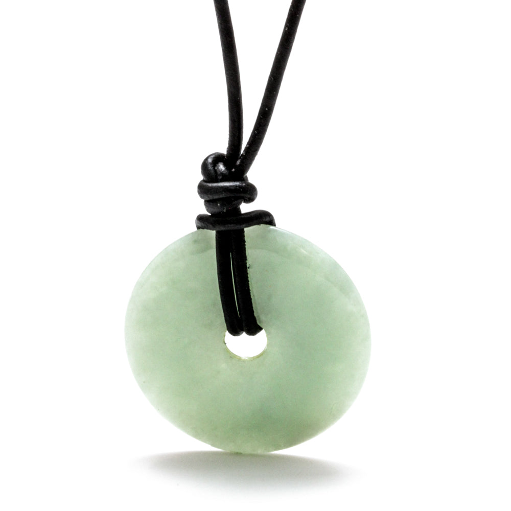 Burmese Jadeite Lucky Lifesaver Pendant – Kwan Collections Gems