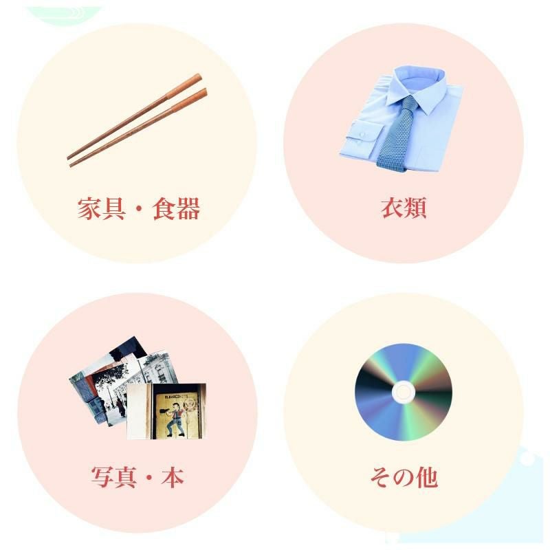 断捨離【想い出の品を整理しませんか】「想い出BOX」【箱あり】 遺品