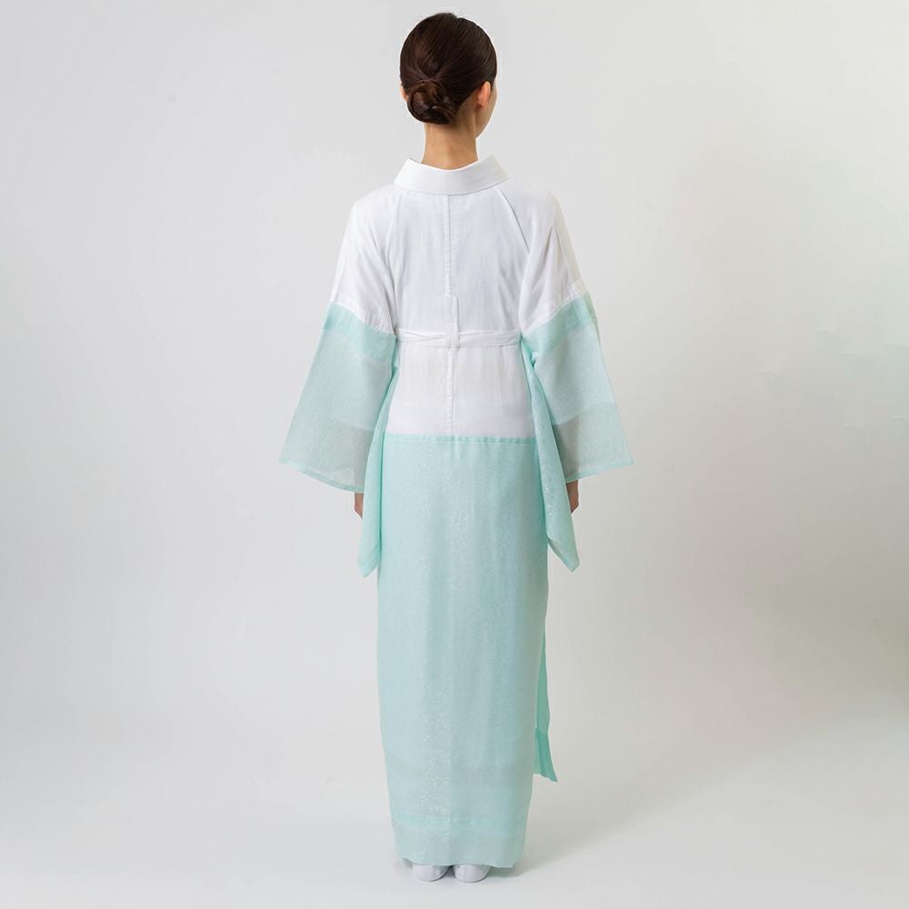 ☆10％OFF☆【衿秀】うそつき長襦袢 き楽っく本体 夏用プレミアム(替え