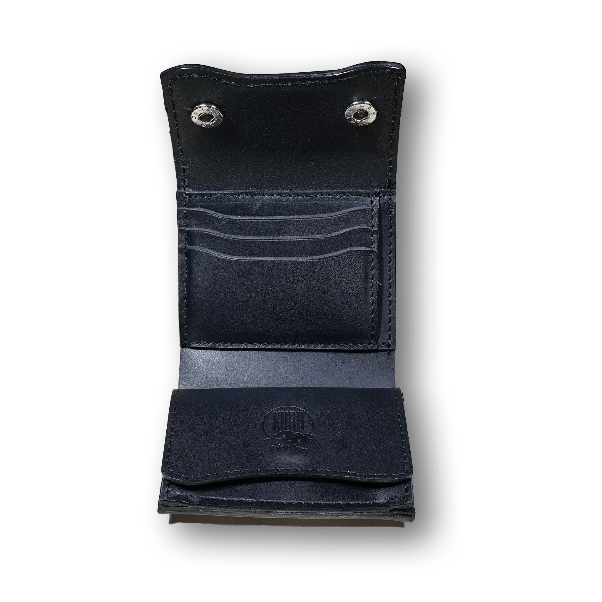 KURA leather】Half Wallet(本革) ＃21『MARGOT FOG / マルゴー フォグ