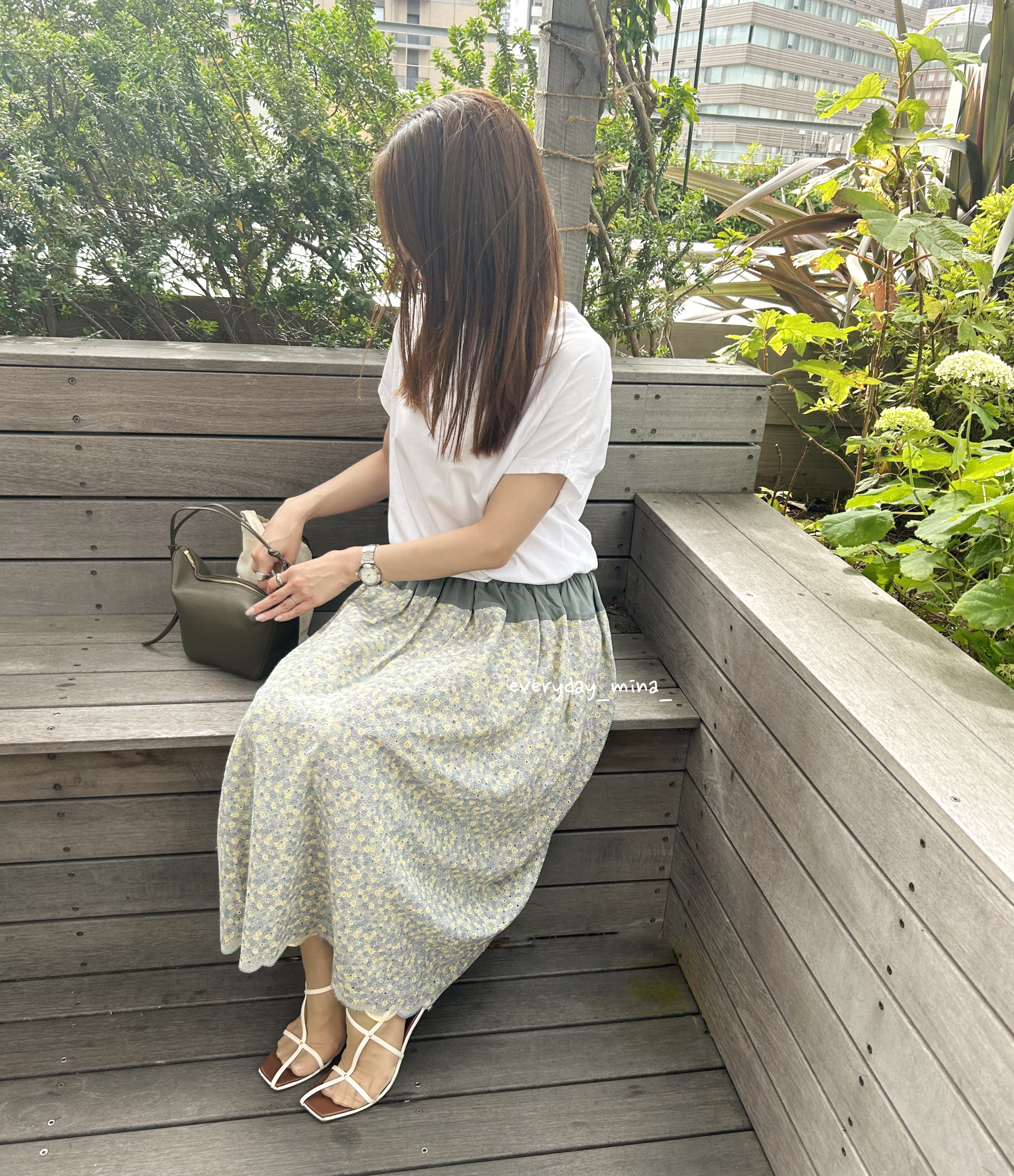 mina perhonen Matsumoto Store 10th Anniversary – “skyful” Skirt