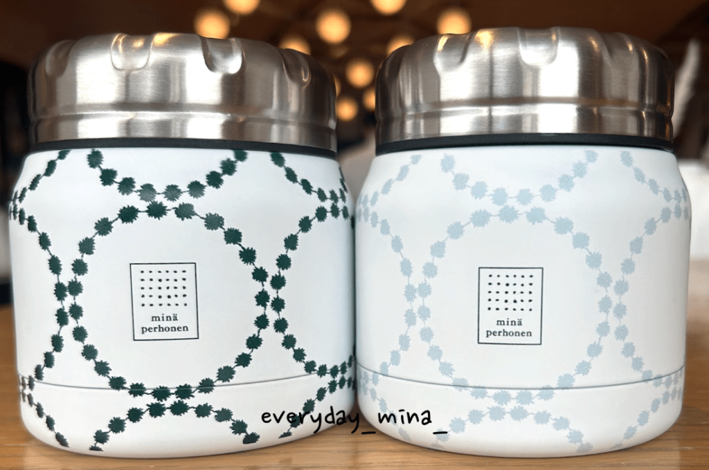 ミナ ペルホネン「tambourine」のミニタンク。冬のランチを温める