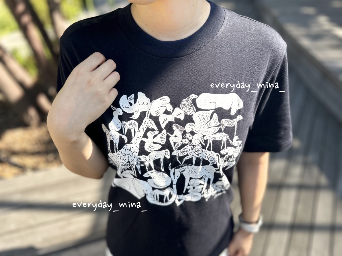 つづく展】ミナぺルホネンなのに洗濯可能！life puzzle の Tシャツ