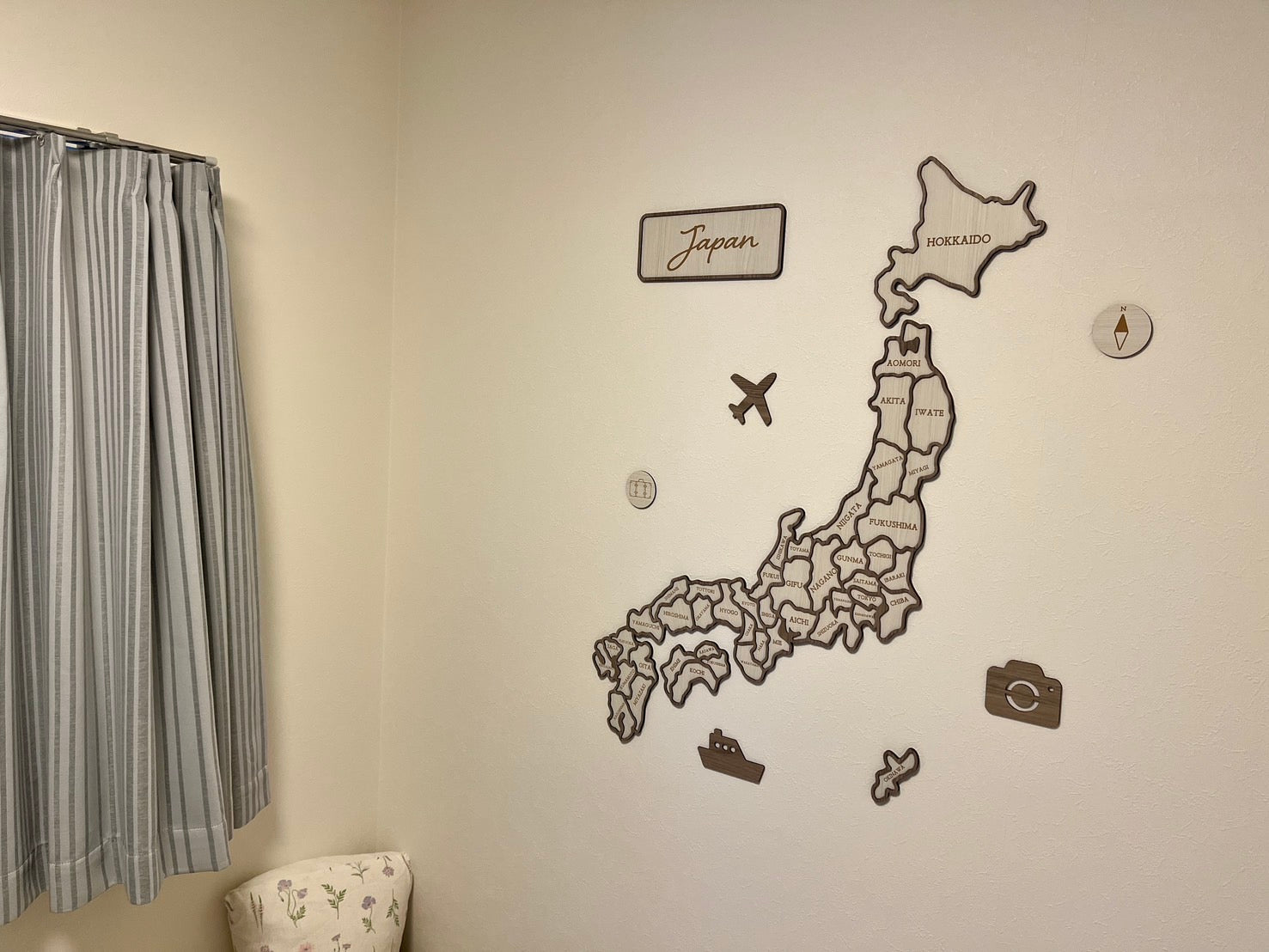 トラベラーマップ パズル【日本地図】（壁に貼るタイプ） – くらしなごやか