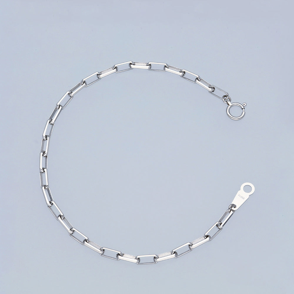 Pt850 ミラーノ ブレスレット 20cm