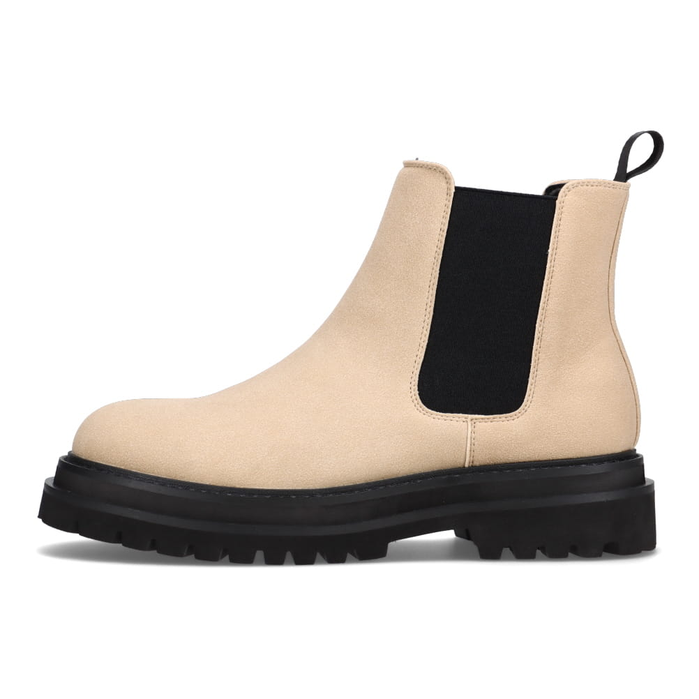 cecilio セシリオ 厚底サイドゴアブーツ ベージュ メンズ | 靴