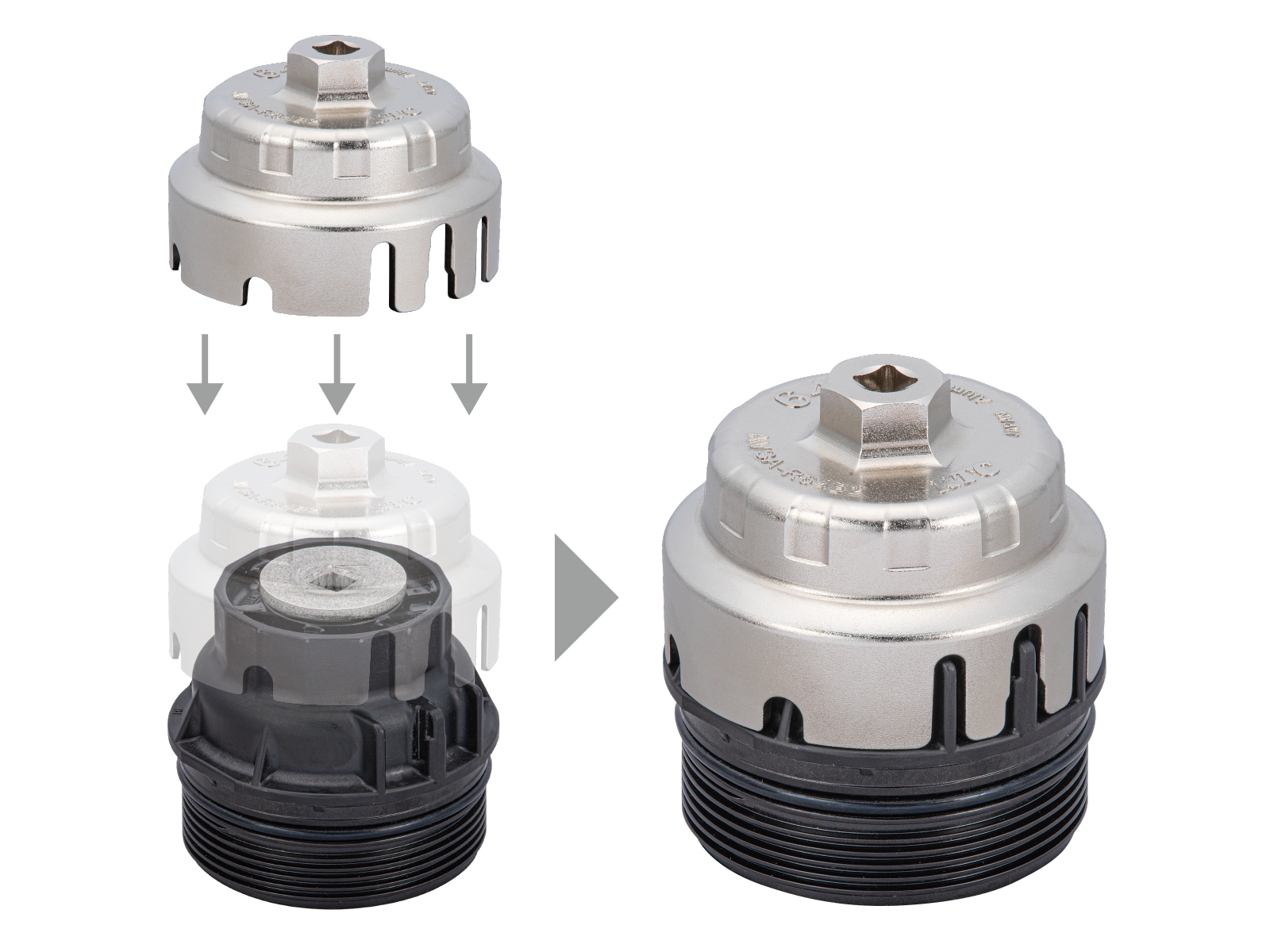 ろ紙交換用オイルフィルタレンチ | KTCツールオフィシャルサイト