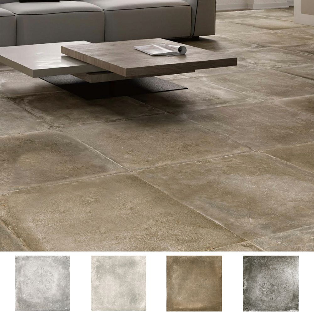 スワンタイル RED レデン (旧)600角平 コンクリート調 タイル 3枚入