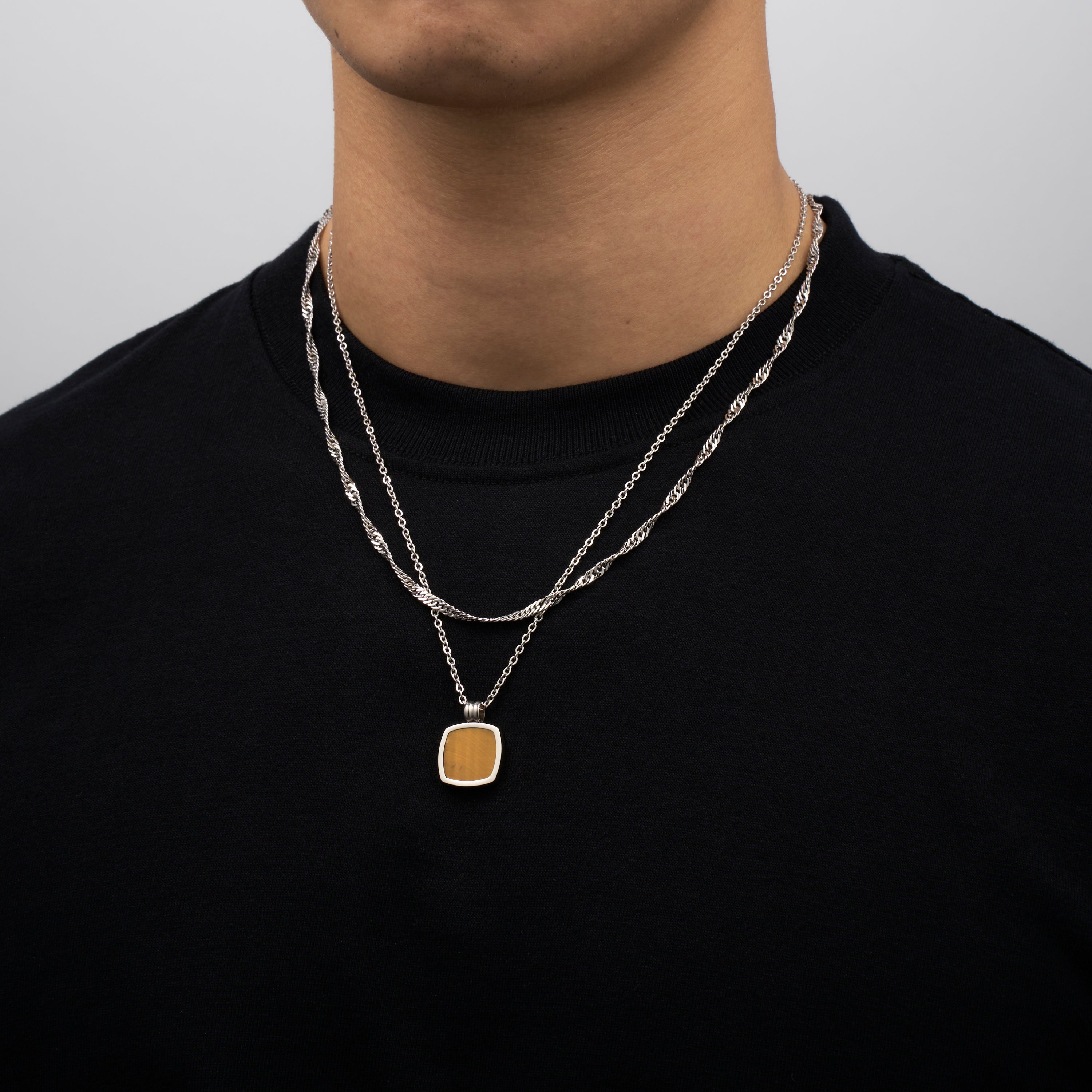 Pendant × Chain (Silver) – KY9 JM