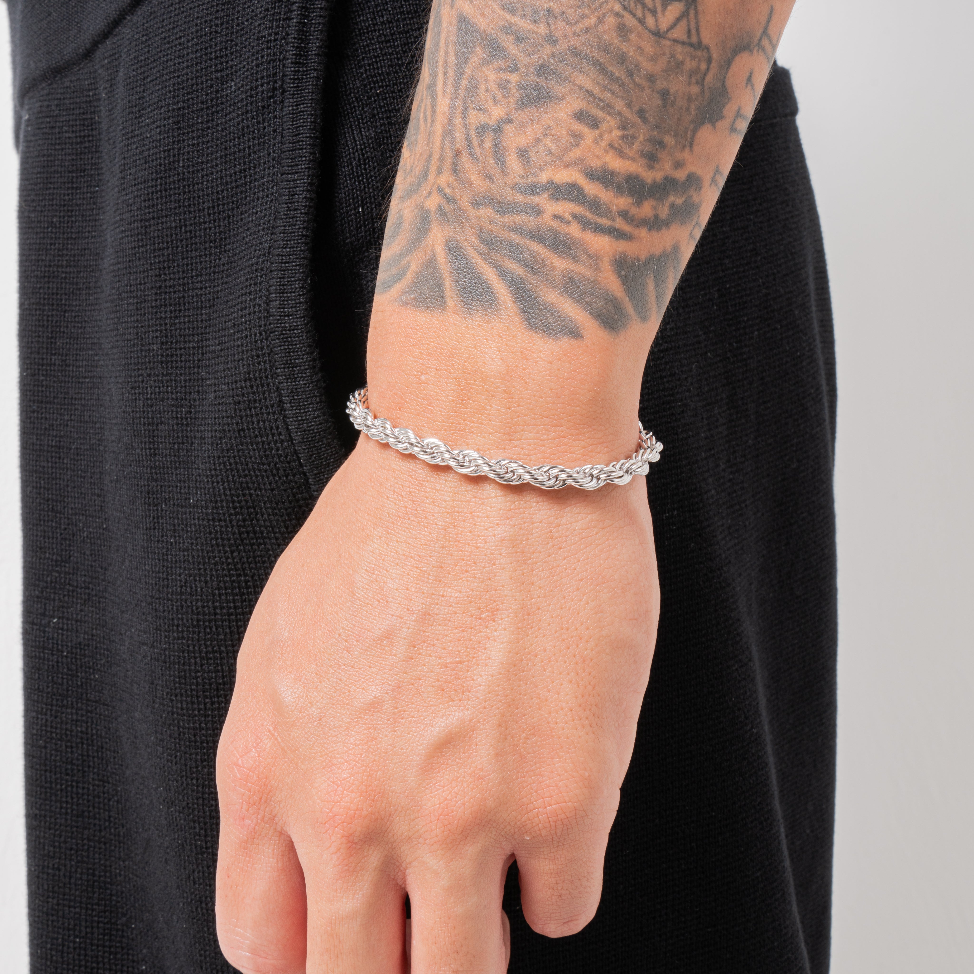 Rope Bracelet 5mm (Silver) – KY9 JM