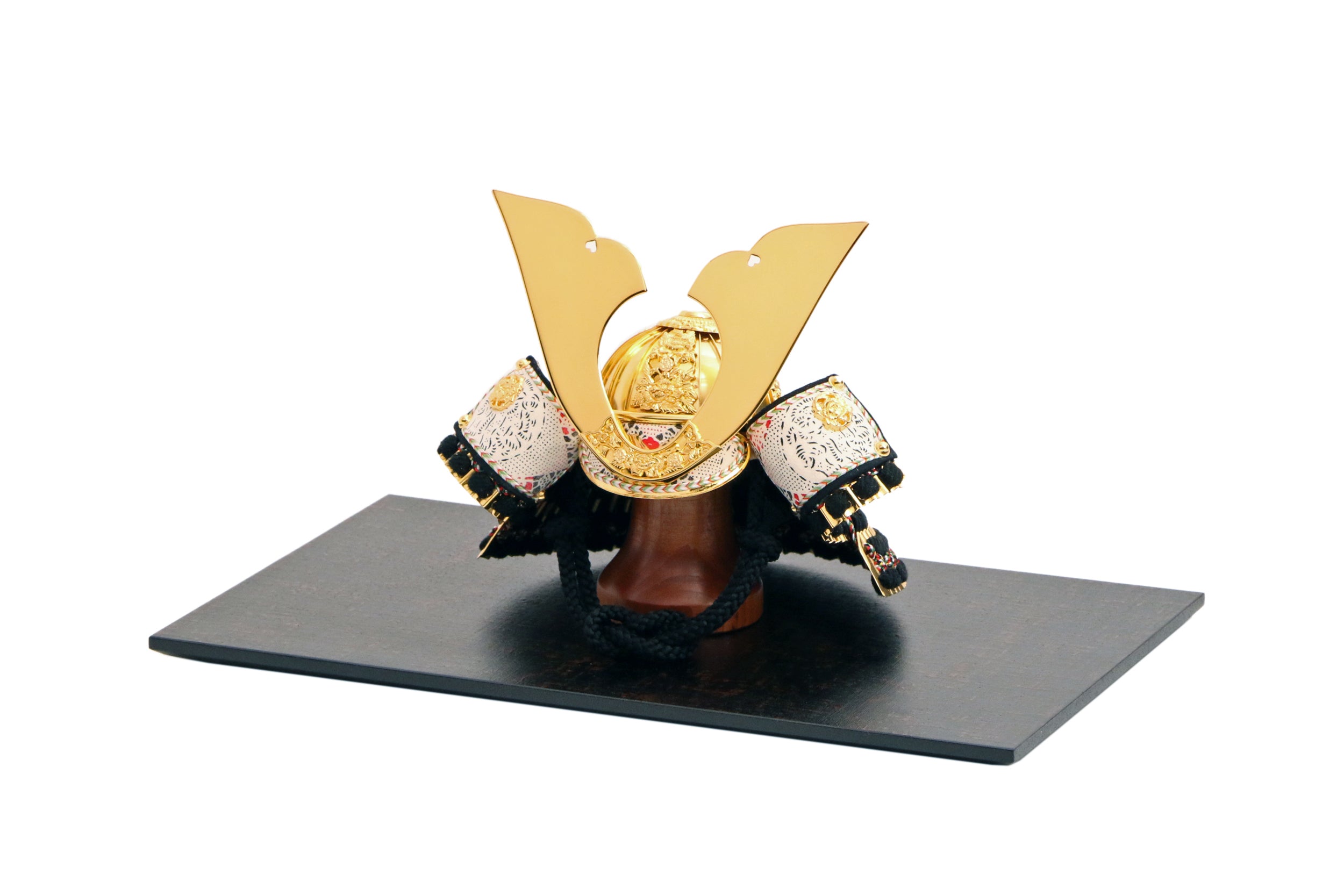 ガ*)様 【賀】黒色漆塗り 円形座卓 金箔装飾 中国 ガ*)様 【