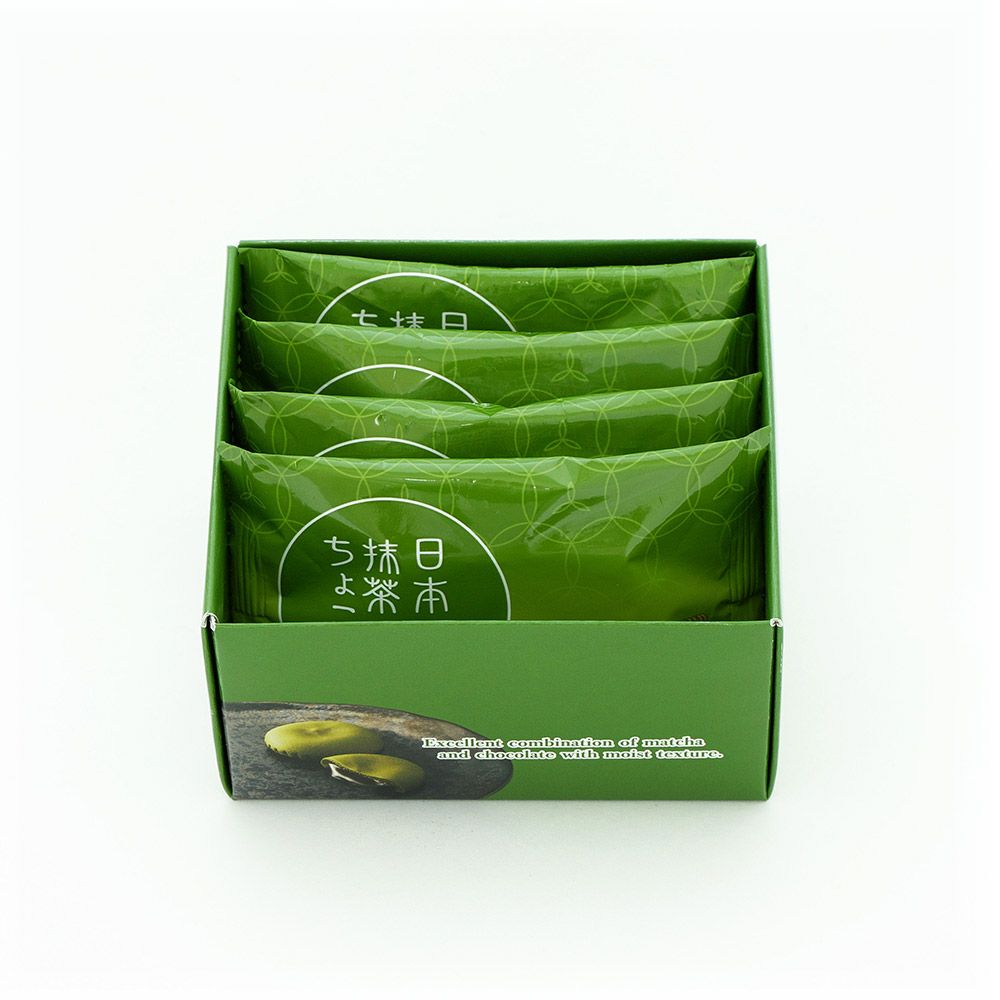 日本抹茶ちょこら 4個入 | 旬果瞬菓（しゅんかしゅんか）共楽堂
