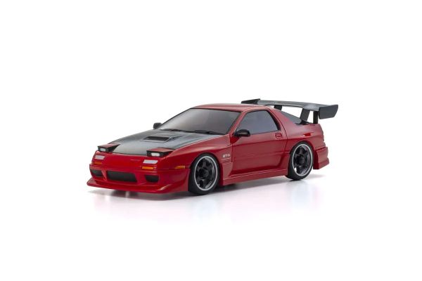 MINI-Z AWD MAZDA SAVANNA RX-7 FC3S with Aero Kit and CFRP hood Red