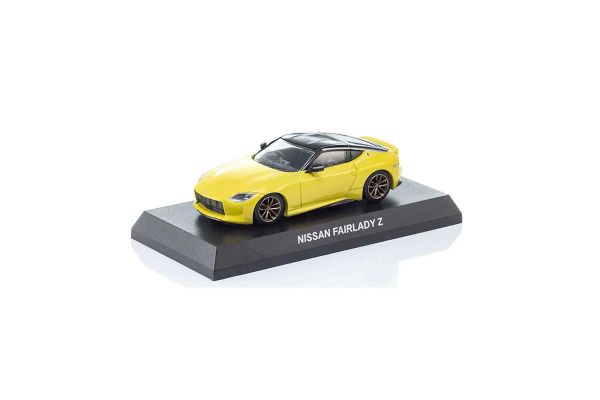 KYOSHO MINI CAR & BOOK No.13 NISSAN FAIRLADY Z IKAZUCHI Yellow