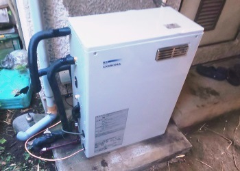 ノーリツOX-307YVからコロナUIB-NX46R(MD)へ給湯器交換の施工事例