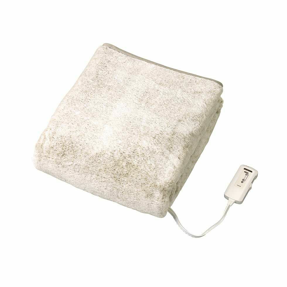 ラビットファー調電気掛敷毛布188×120cmKDK-75251R | コイズミ