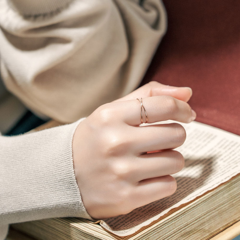 L&Co.(エルアンドコー)】 リング｜K10 クロス リング(36-2111-2119