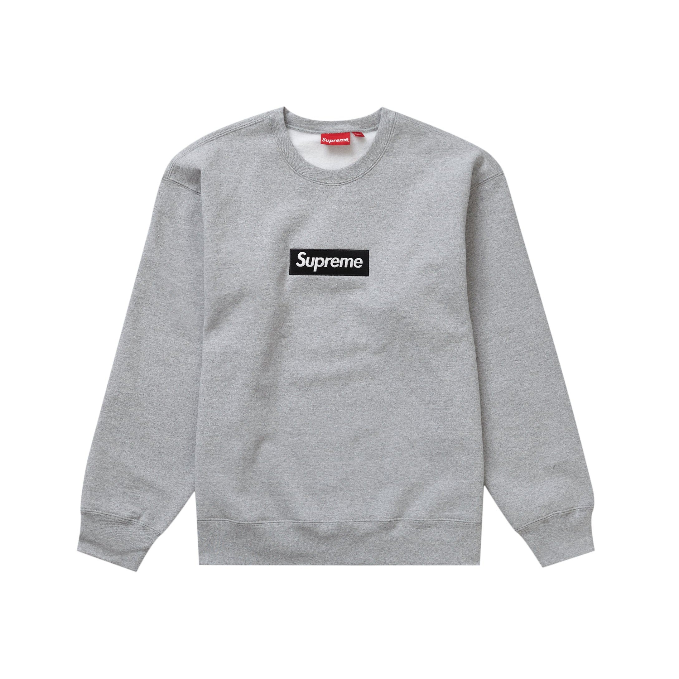 Supreme Box Logo Crewneck (FW22) Heather Grey – LacedUp