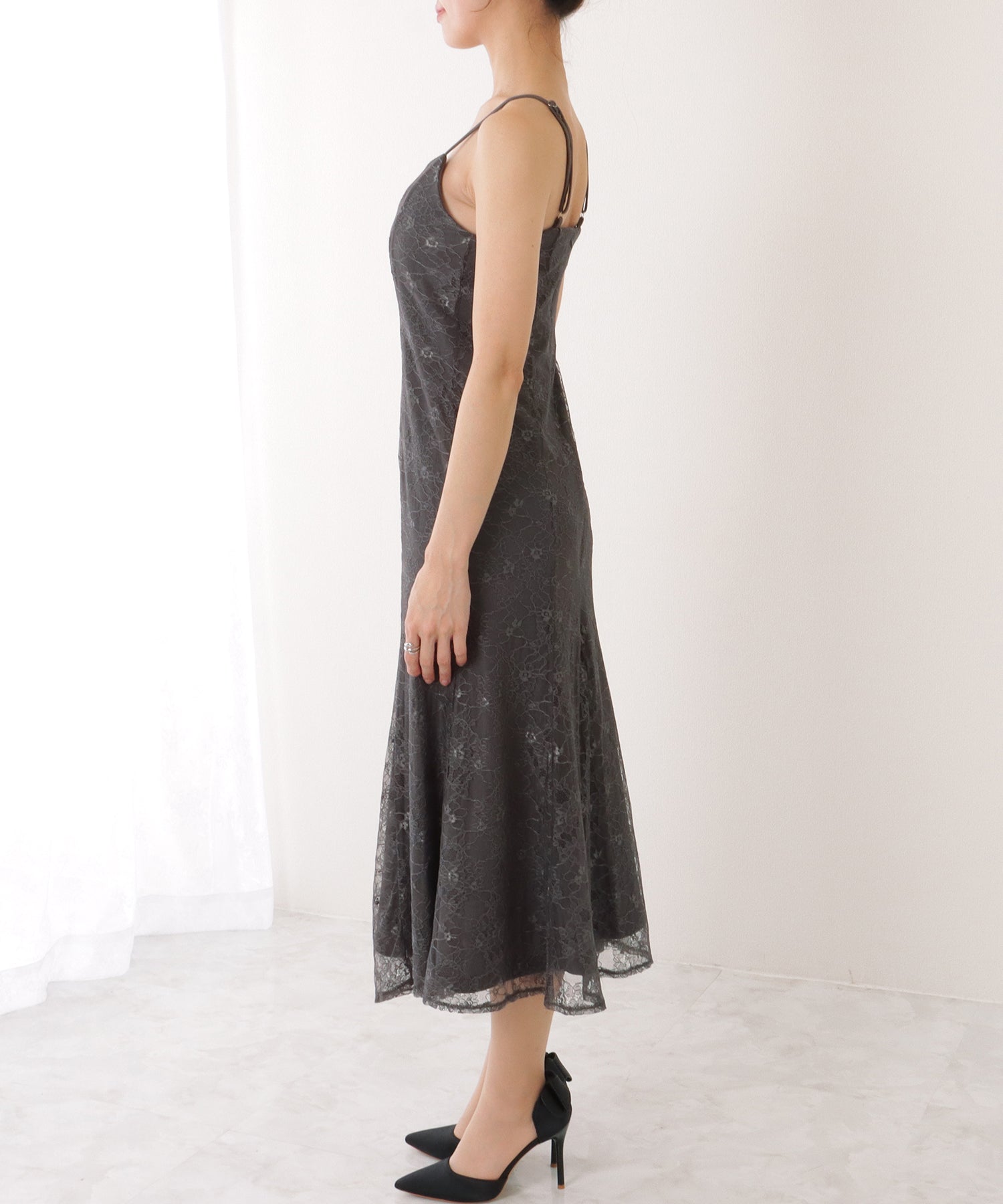 3WAY レース ボレロ付き キャミソール ワンピース – Lace Ladies