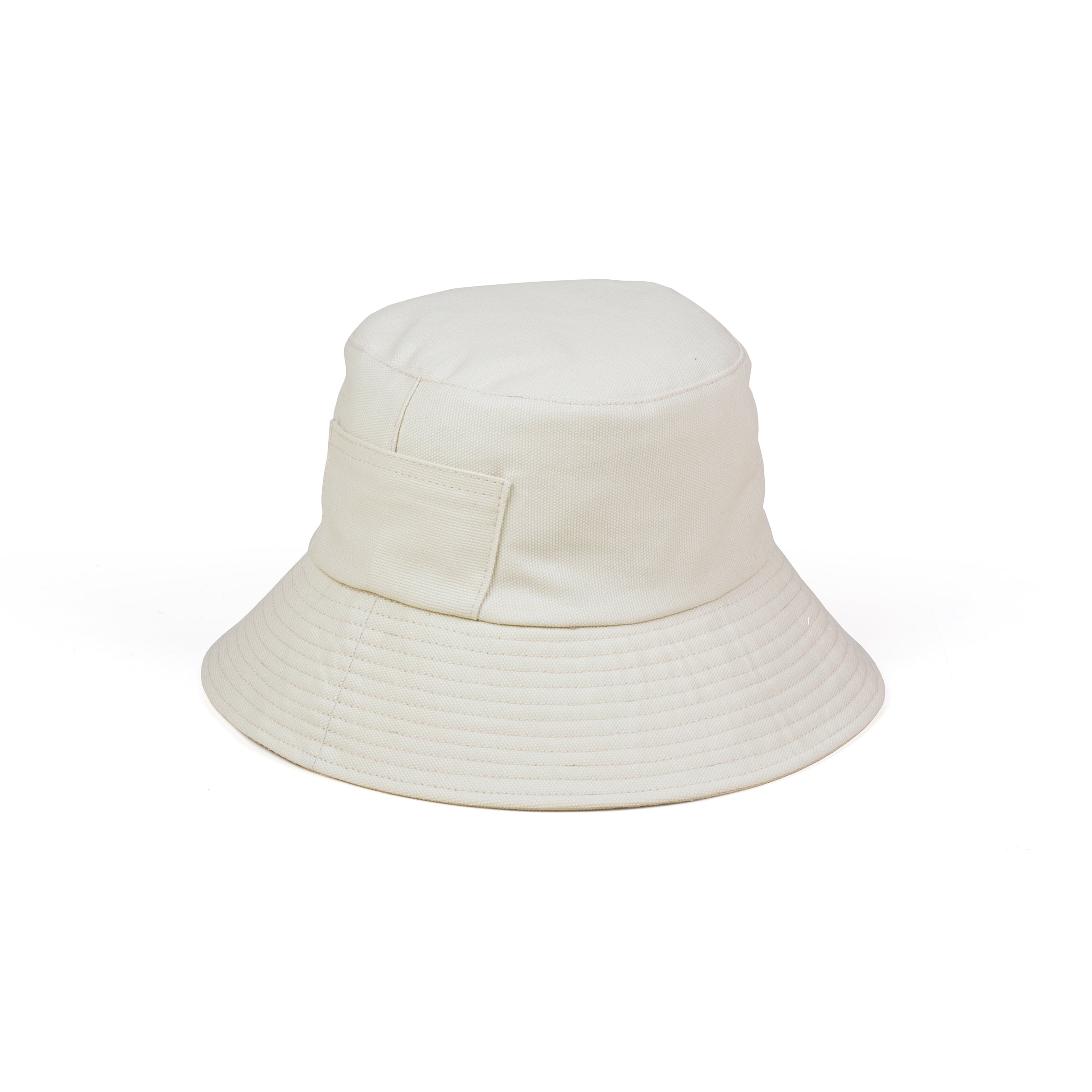 Wave Cotton Bucket Hat (Beige) | Lack of Color [US]