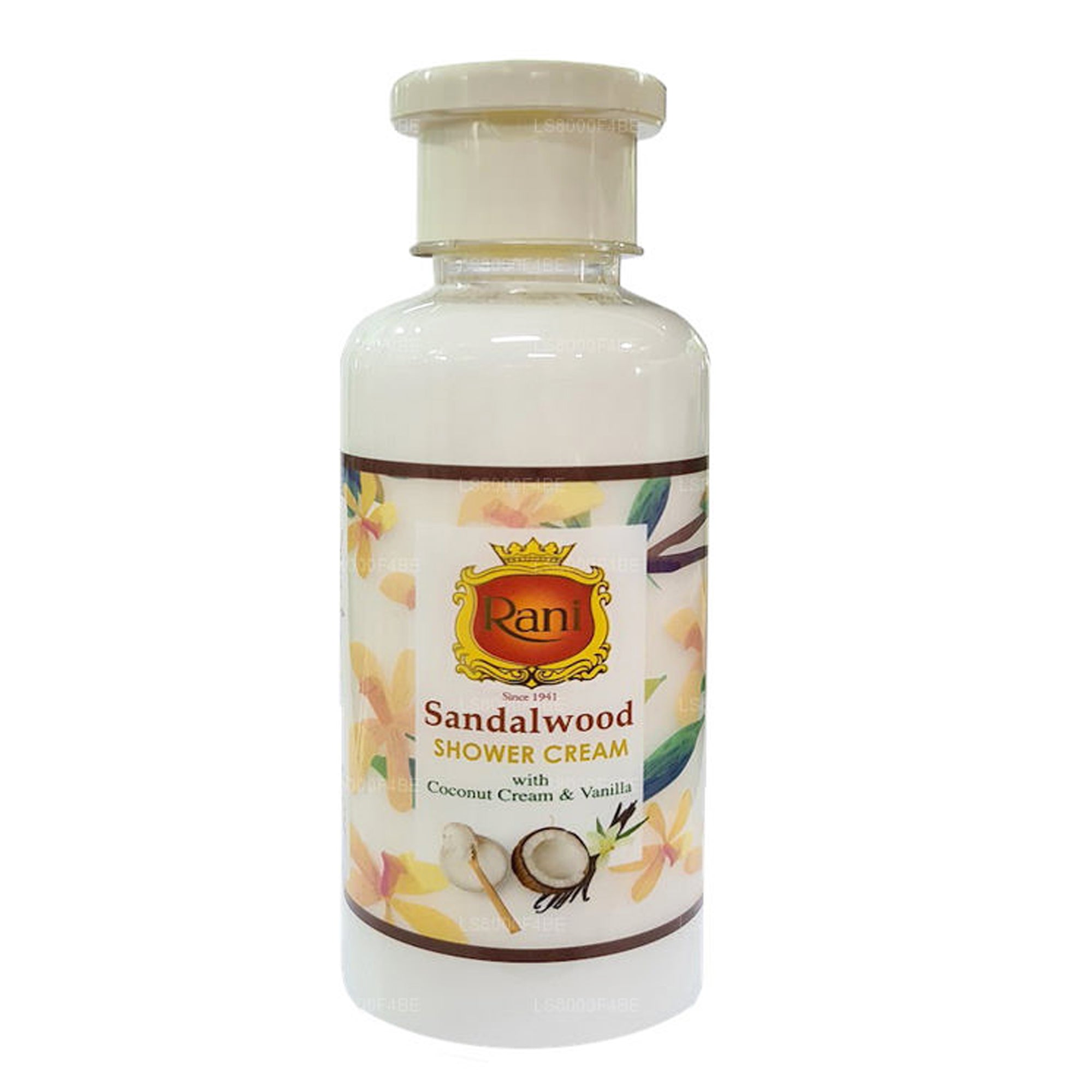 Swadeshi Rani Sandalwood Shower Cream Coconut Cream & Vanilla (250