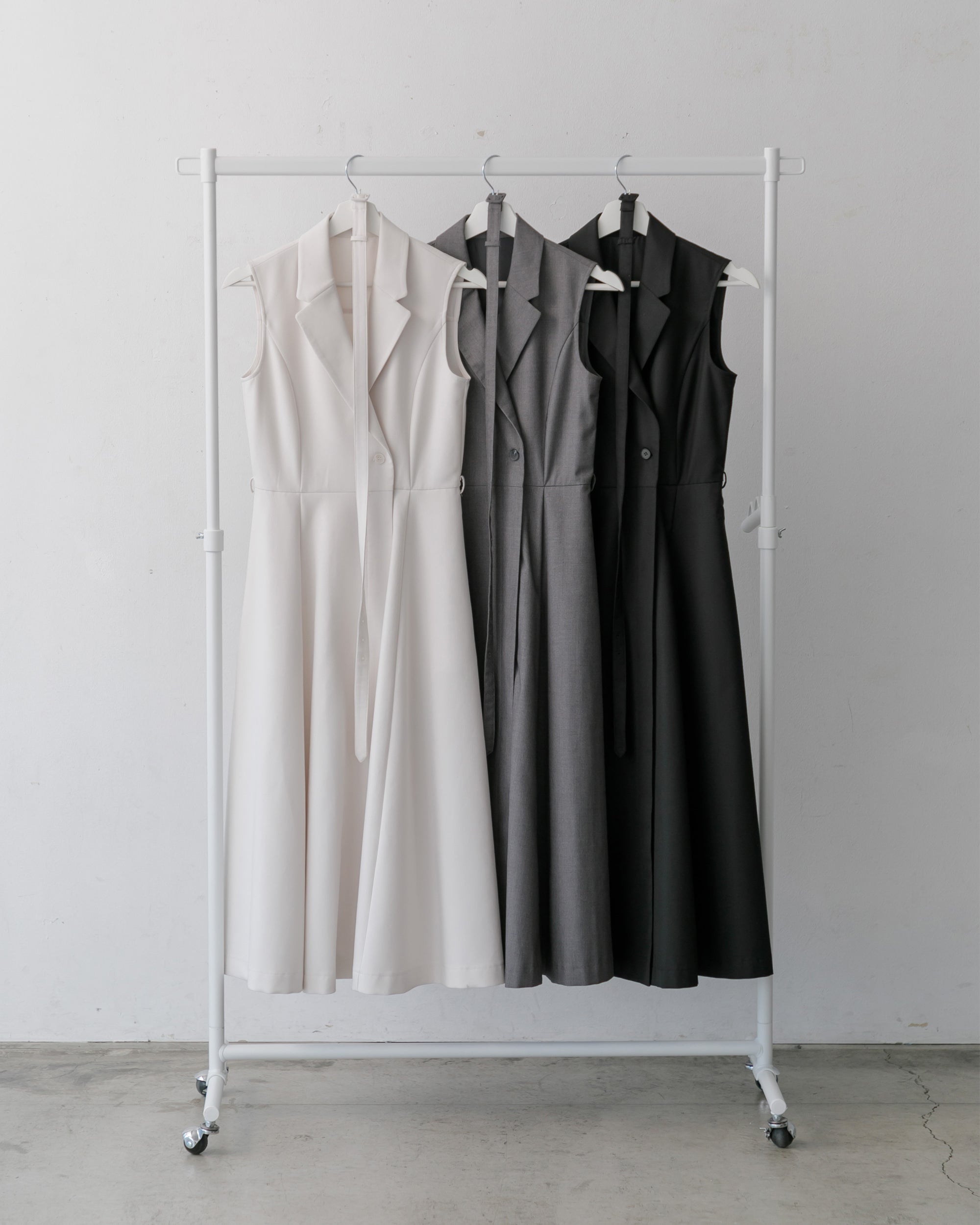 ノースリーブトレンチロングワンピース – La lune