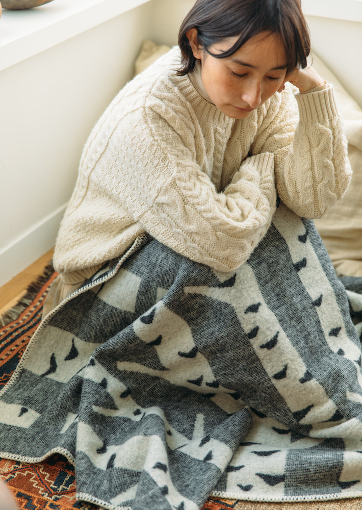 KOIVU blanket 90x130cm – LAPUAN KANKURIT（ラプアンカンクリ）